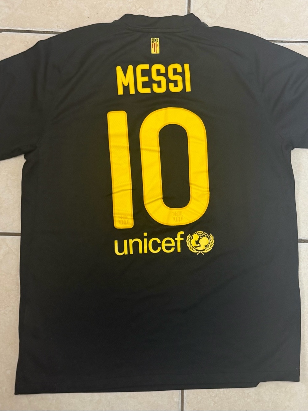 2011-12 FC Barcelona Lionel Messi Away Nike Jersey